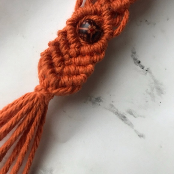 Handmade Macrame Keychain - Picture 2 of 2